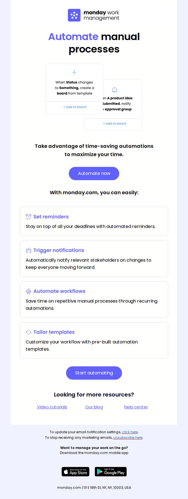 10. Have you automated yet? ⏩