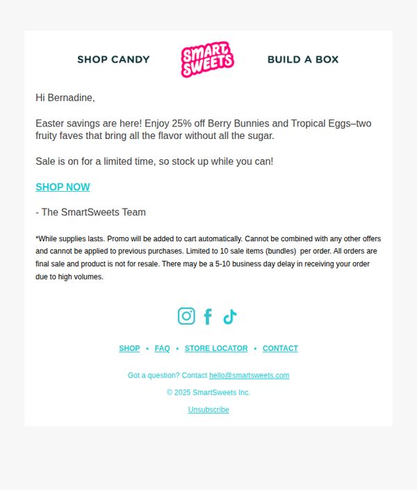 6. Smart Sweets: Hop into sweet savings