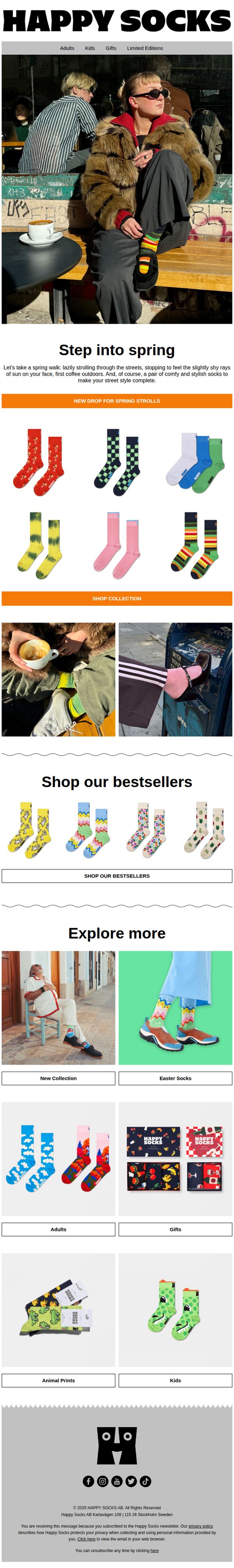 10. Happy Socks: Take These Socks to the Streets!