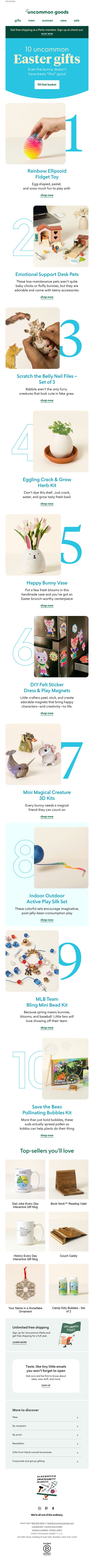 8. 10 uncommon Easter gifts