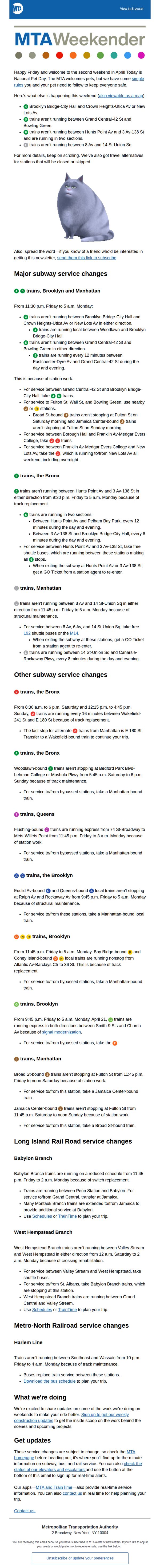 Metropolitan Transportation Authority (MTA)
