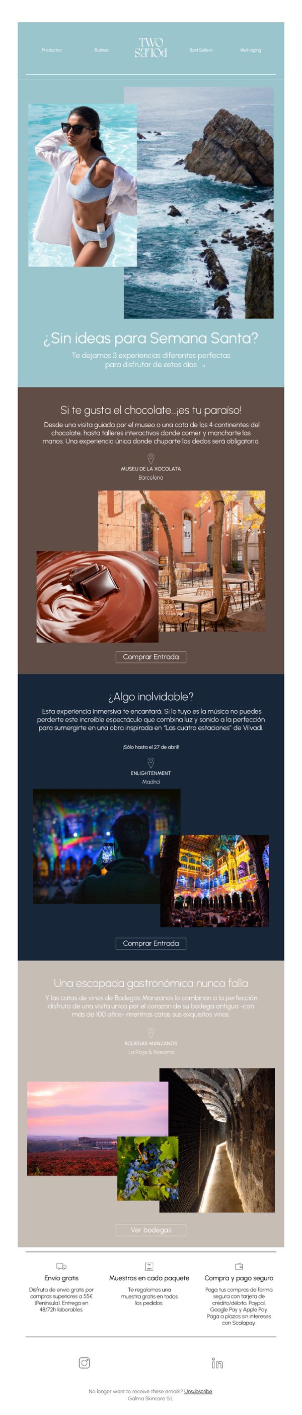9. TWO POLES: ¿Sin ideas para Semana Santa?