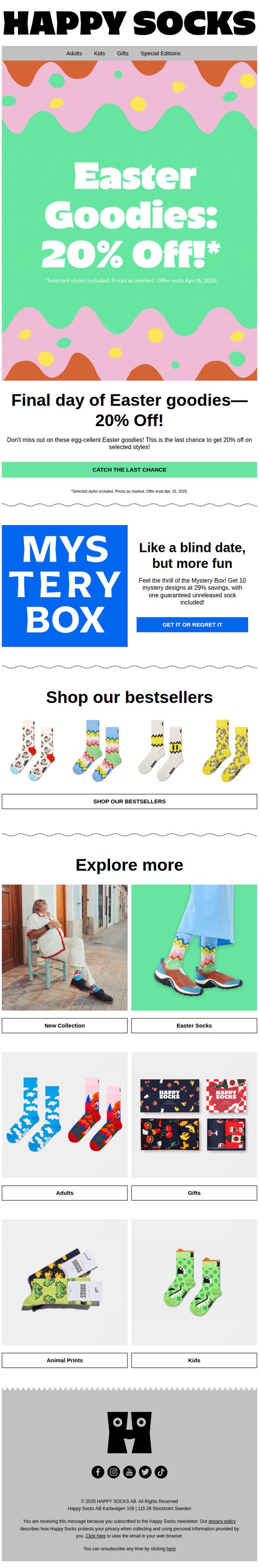 10. Easter Treats—Last Chance: 20% Off!