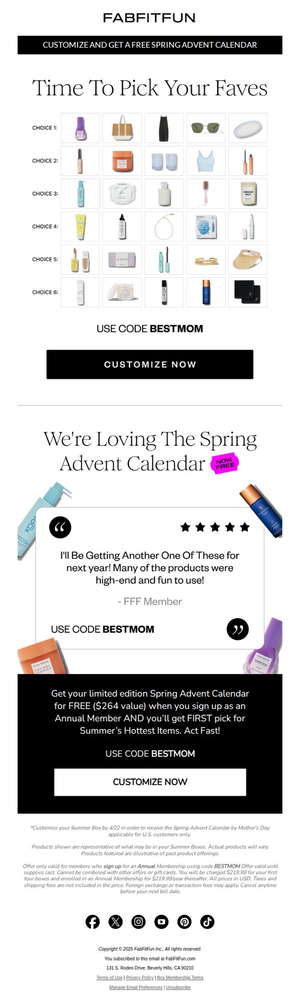 9. Start Your Summer With A FREE Spring Advent Calendar