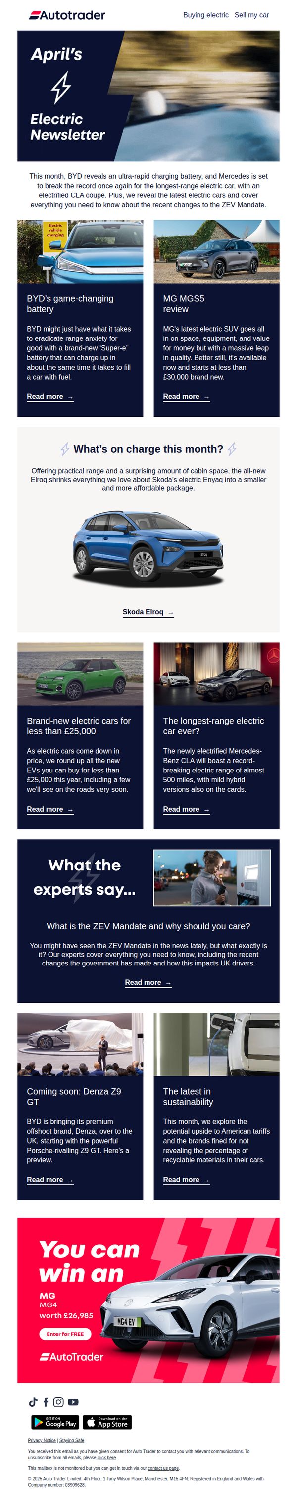 10. AutoTrader : New electric cars and game-changing batteries coming soon ⚡
