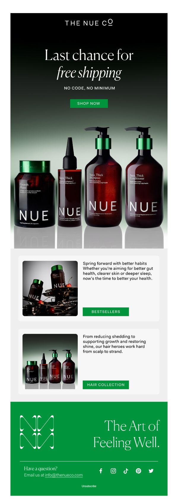 7. Free shipping is almost over