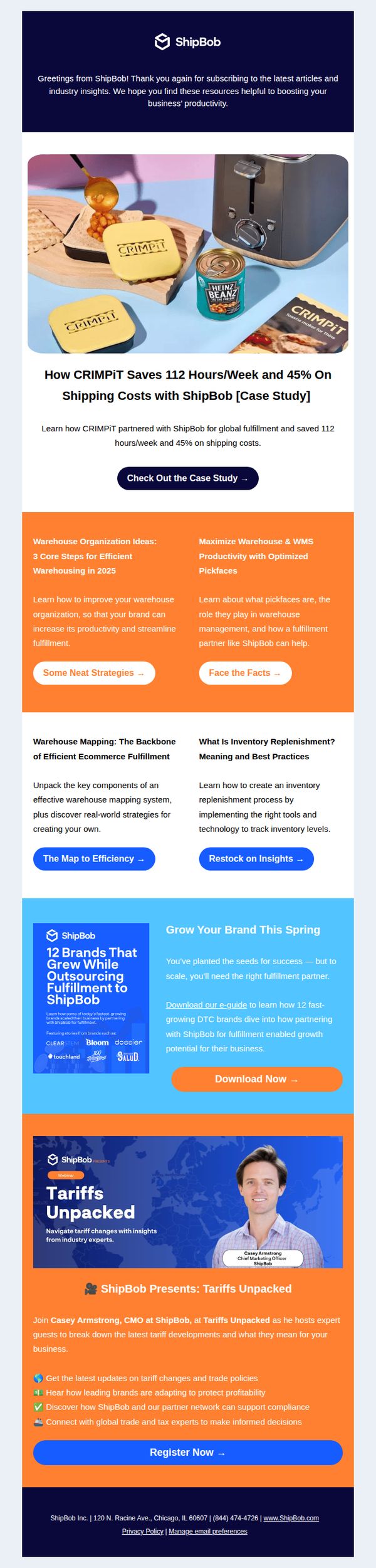 9. Grow your brand with ShipBob's blogs 🌱