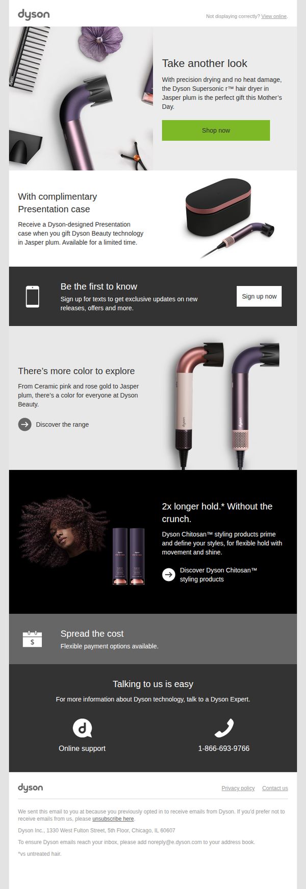 7. Dyson: Treat yourself this Mother's Day