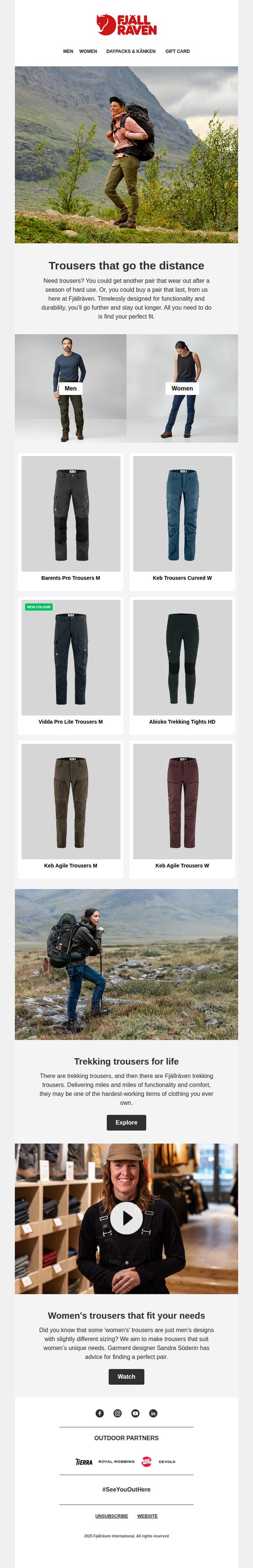 10. Fjällräven: Buy trousers that last