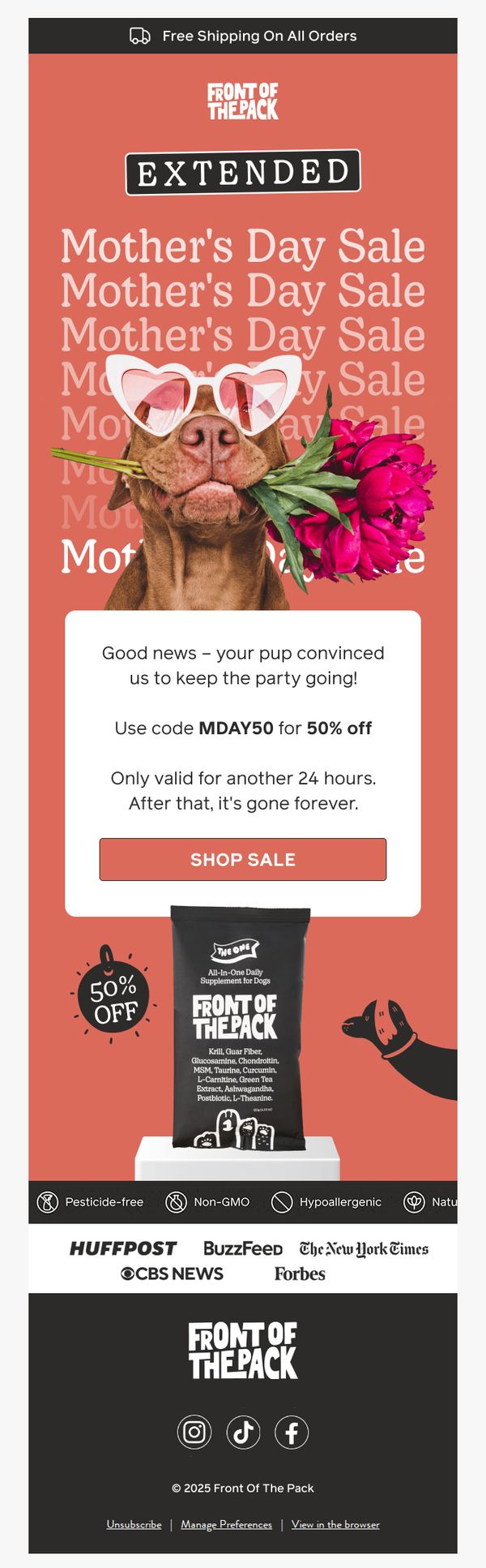 9. Mother's Day Sale: EXTENDED
