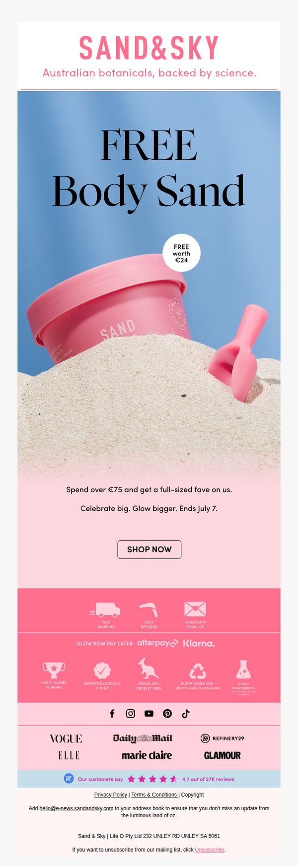 6. The A-Beauty Gift Event Starts Now