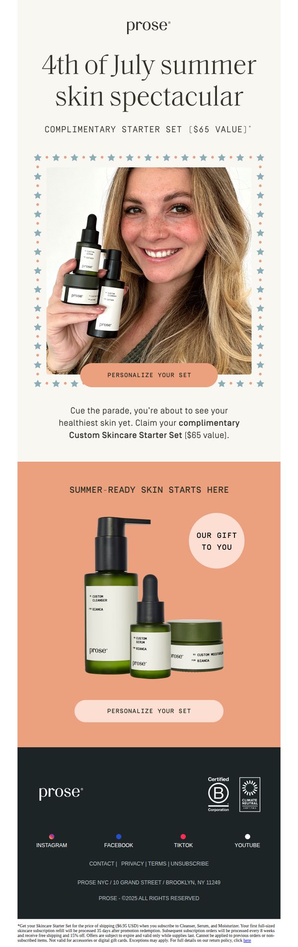 8. 4th of July Summer Skin Spectacular 🎉☀️✨
