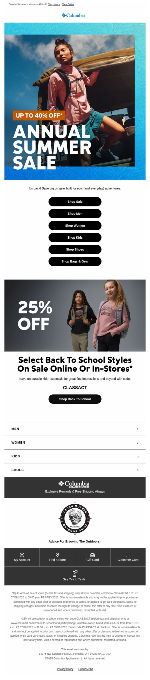 9. Annual Summer Sale STARTS NOW!