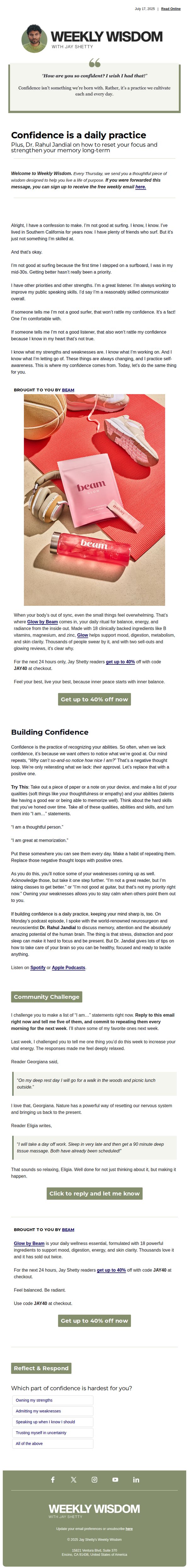 7. Own what you’re good at—and what you’re not