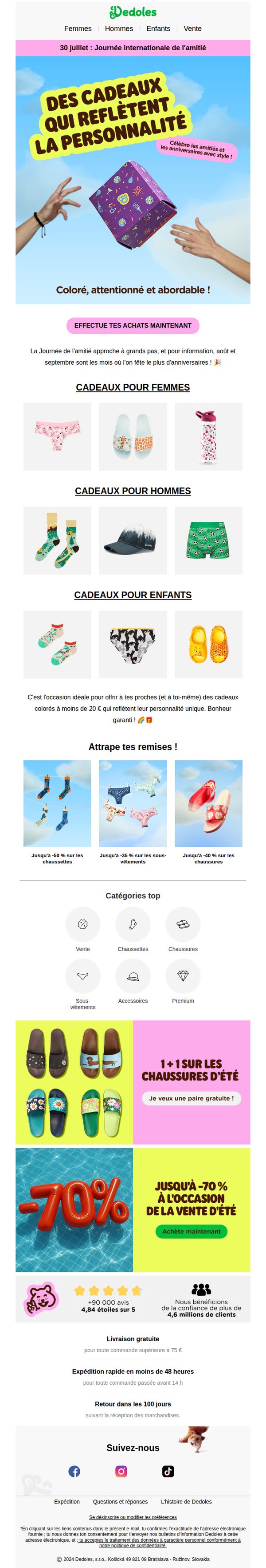 10. Dedoles : Meilleurs cadeaux à moins de 20 € 🎁