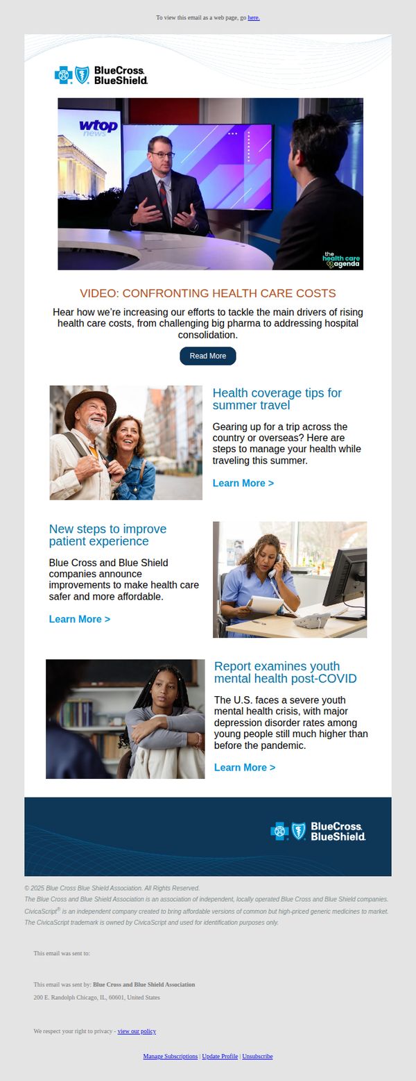 10. Blue Cross Blue Shield: 🚨Youth mental health crisis