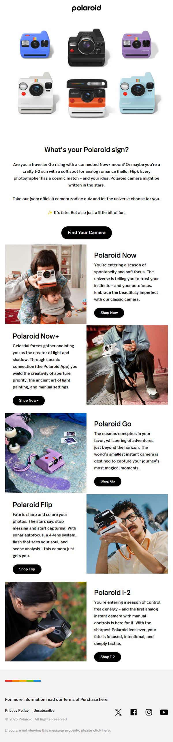 7. Your Polaroid star sign revealed ✨