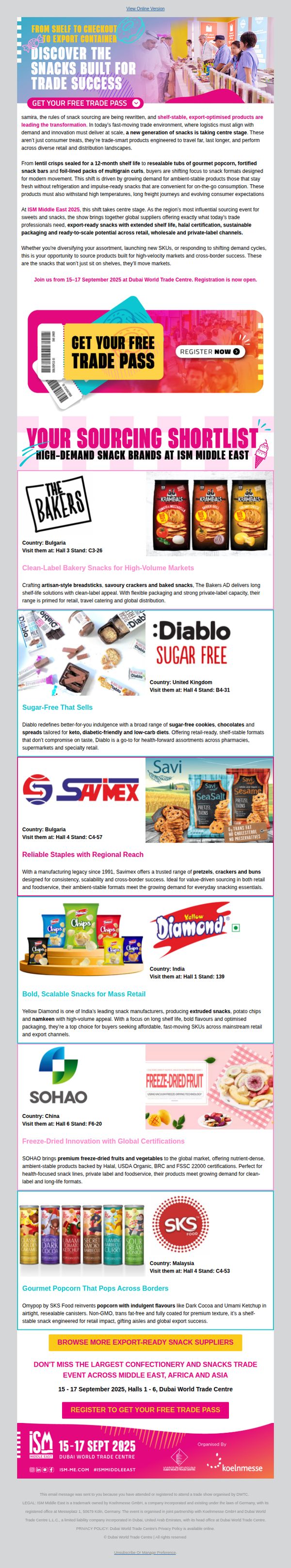 9. The Next Big Thing in Snacks? You’ll Find it at ISM Middle East