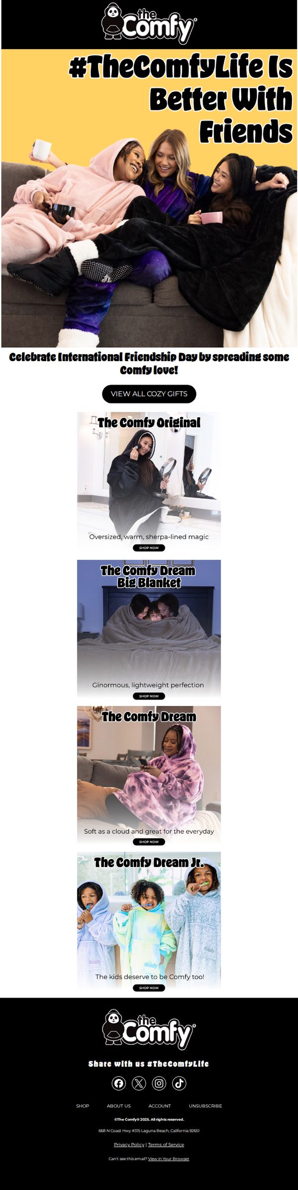 10. The Comfy: Happy Friendship Day👯‍♀️💛