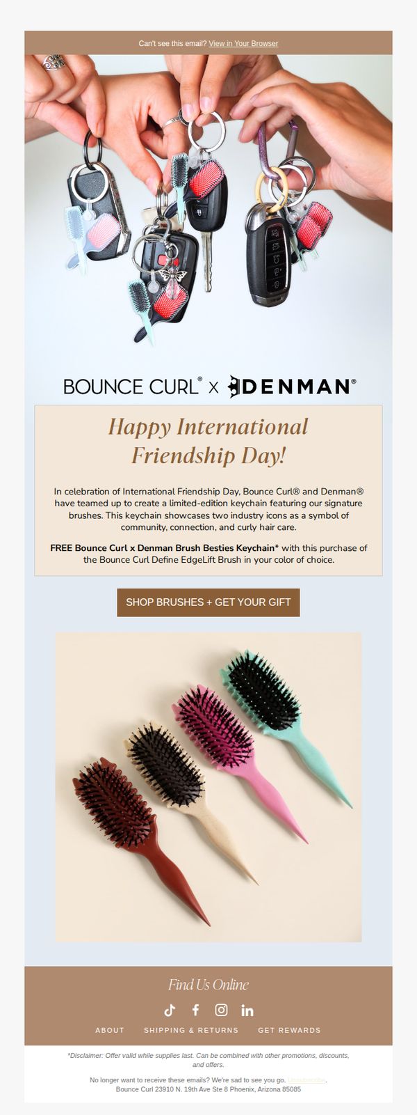 9. Bounce Curl: Bounce Curl x Denman = Brush Besties Forever