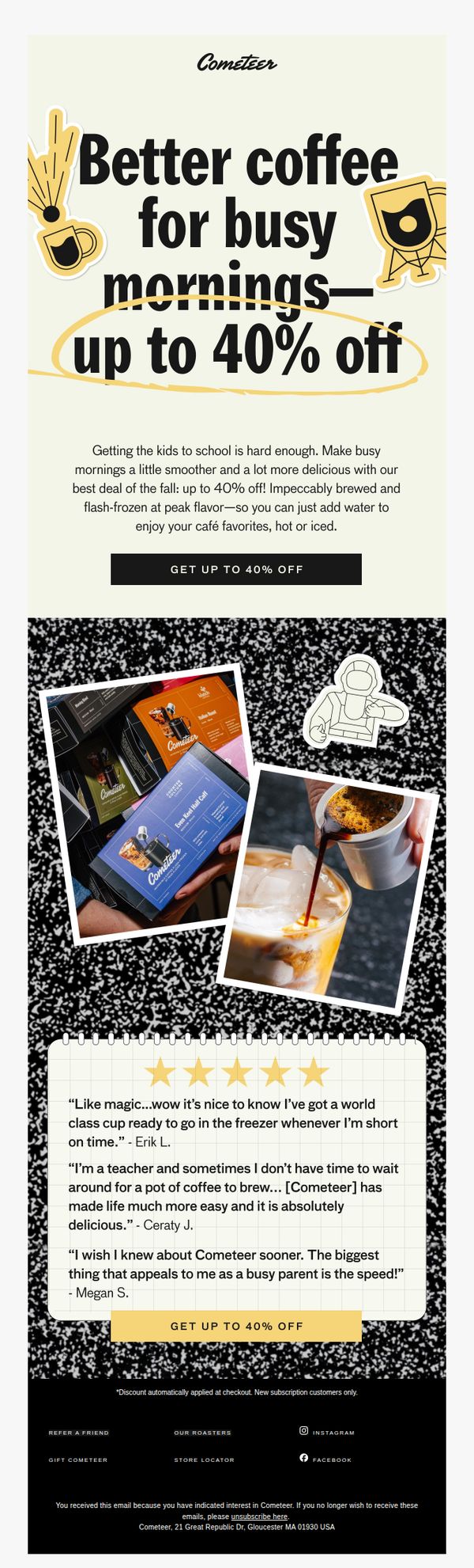 6. UP TO 40% OFF: Back to school just got easier