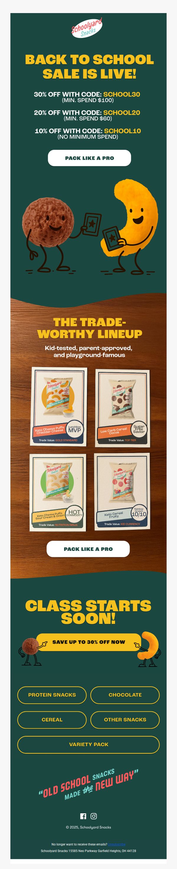 Schoolyard Snacks
