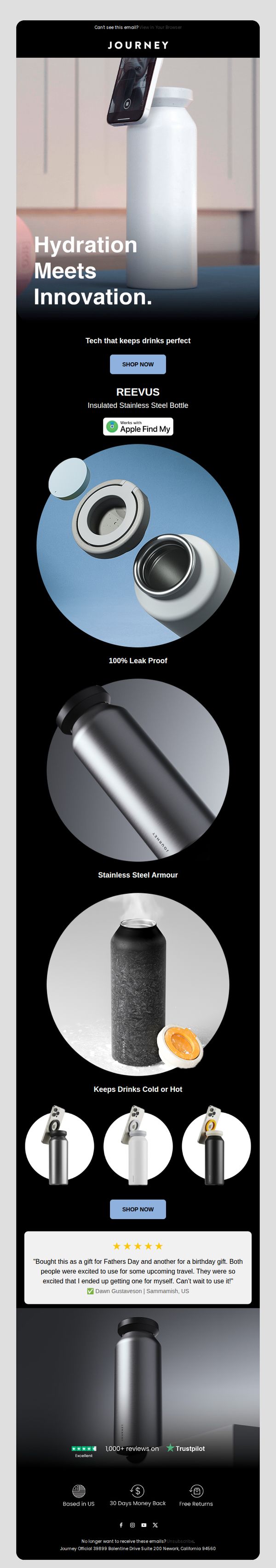 10. Journey - US: The Bottle You’ll Never Lose (And Stay Hydrated in Style)