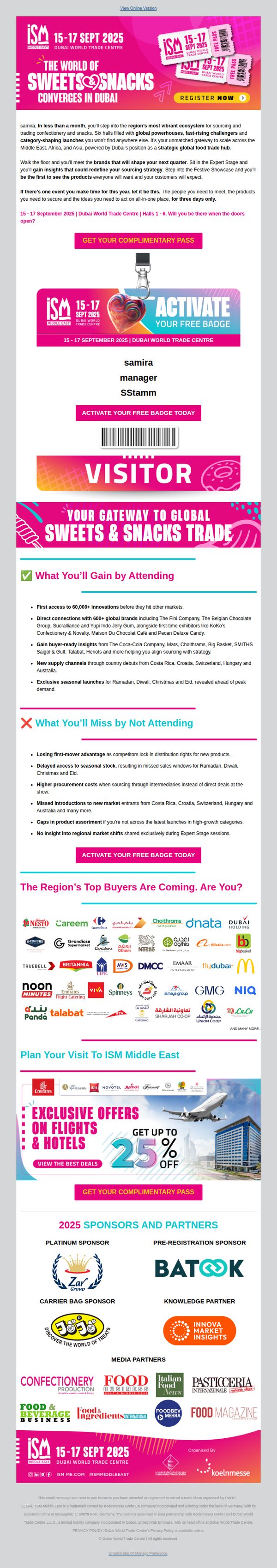 8. Less Than a Month to Go – The Industry’s Biggest Sweets & Snacks Event