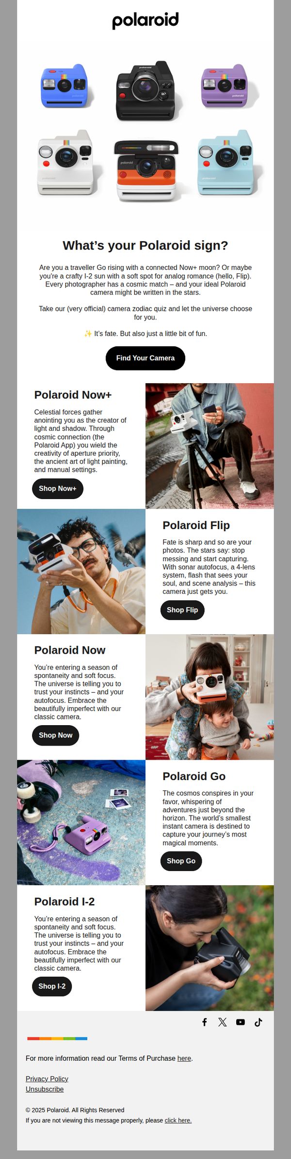 6. Polaroid: Your Polaroid star sign revealed ✨