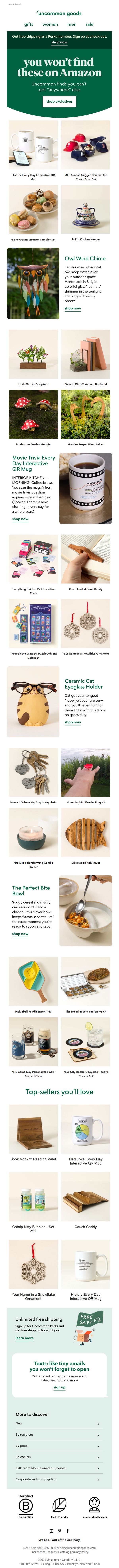uncommon goods