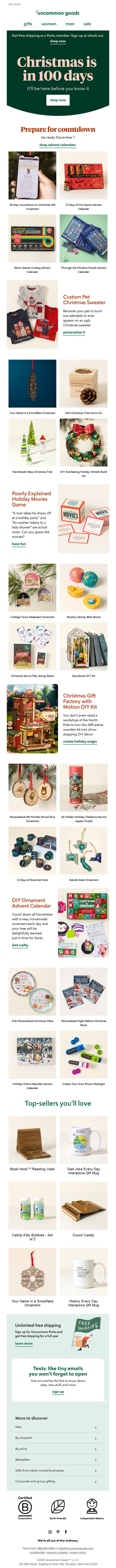 uncommon goods