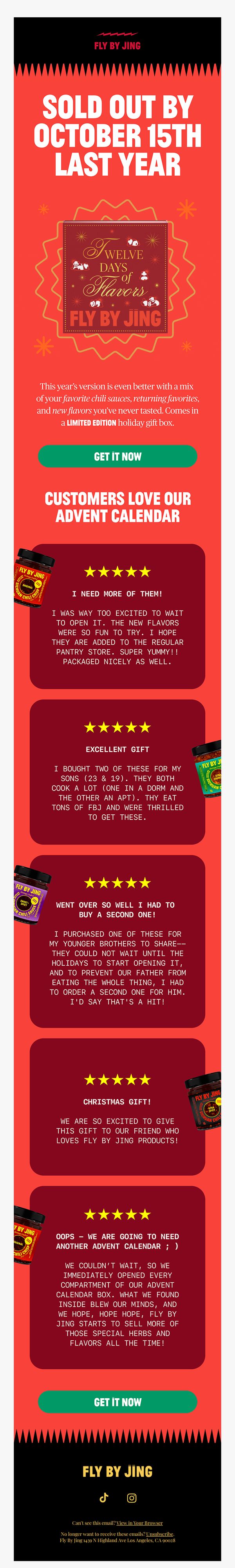 7. 🚨 Spoiler: people are obsessed with our advent calendar