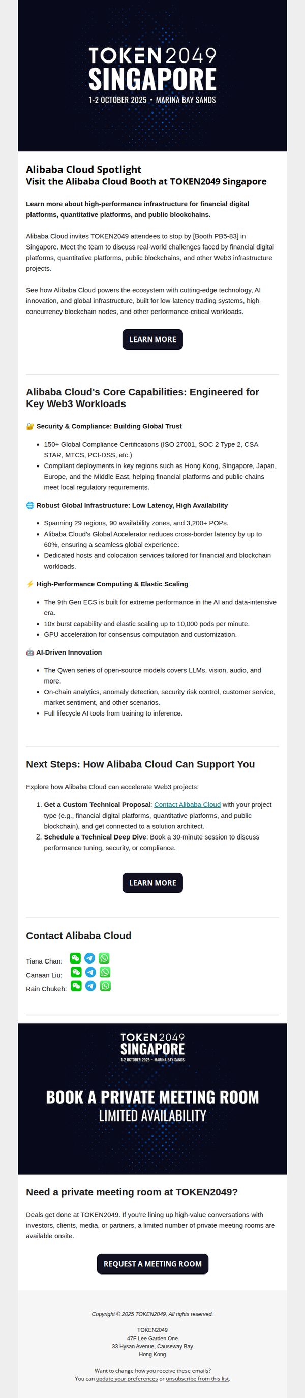 9. TOKEN2049 - SG: [Sponsored] Partner Spotlight: Alibaba Cloud