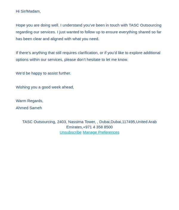 TASC Outsourcing 