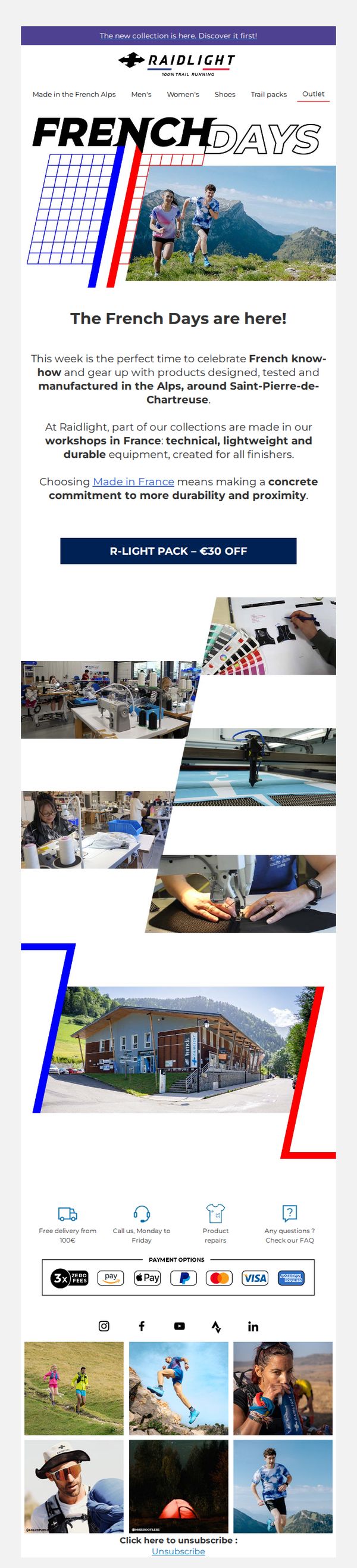8. Raidlight: French Days: French innovation at a reduced price