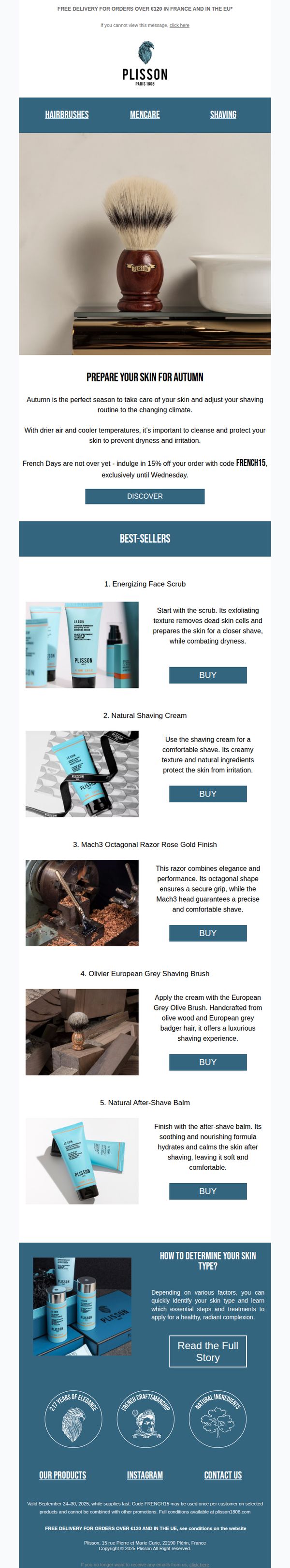 6. Prepare Your Skin for Autumn with Plisson