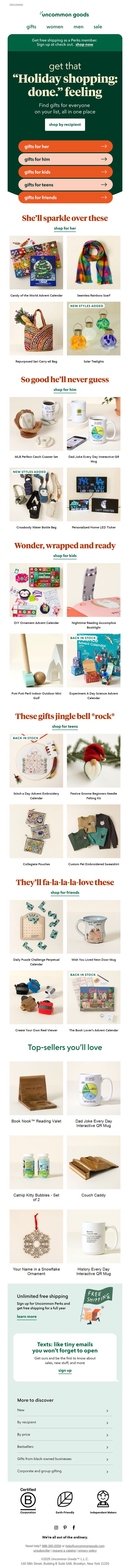 uncommon goods
