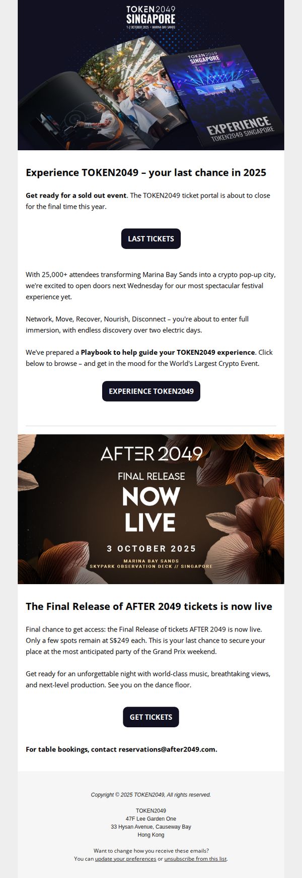 7. Your Ultimate TOKEN2049 Playbook – Tickets Close Tomorrow
