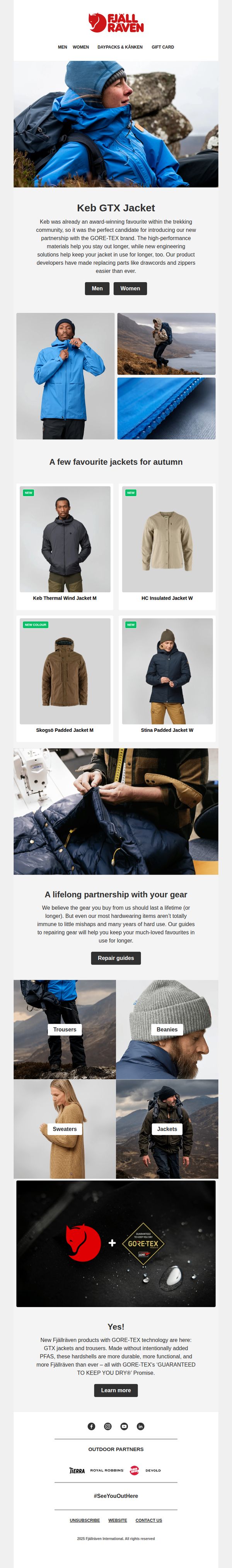 7. New flagship trekking jacket
