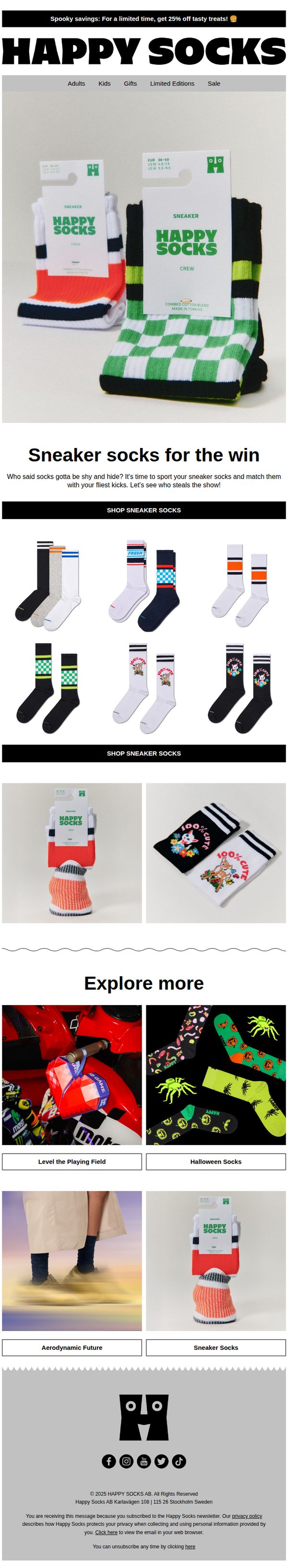 8. Discover Our Sneaker Sock Collection!