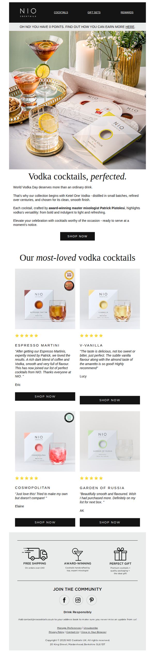 NIO Cocktails
