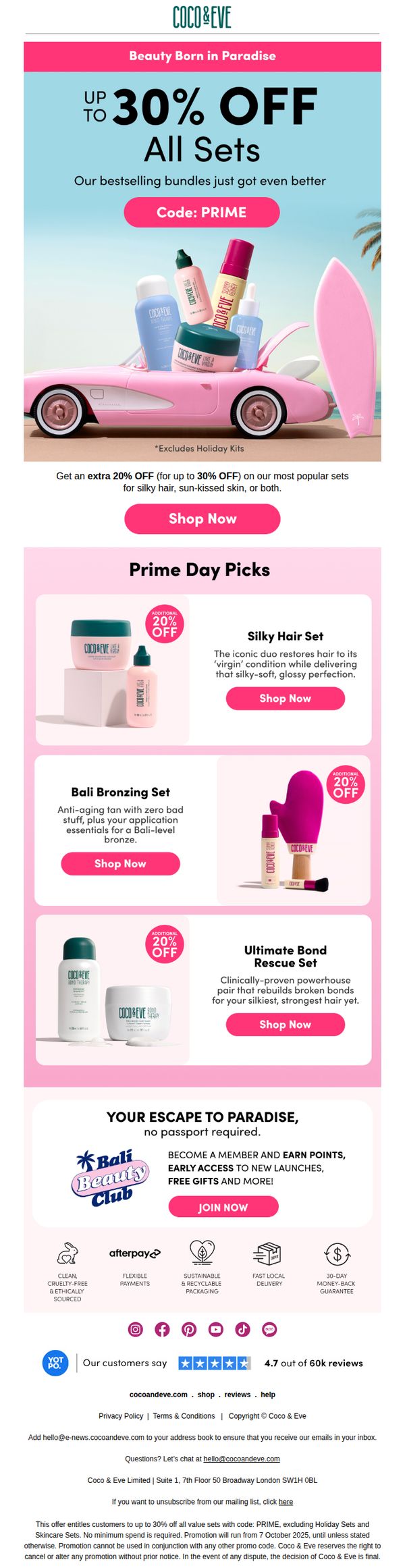 7. Coco & Eve: Prime Day Special: Up To 30% OFF Sets!
