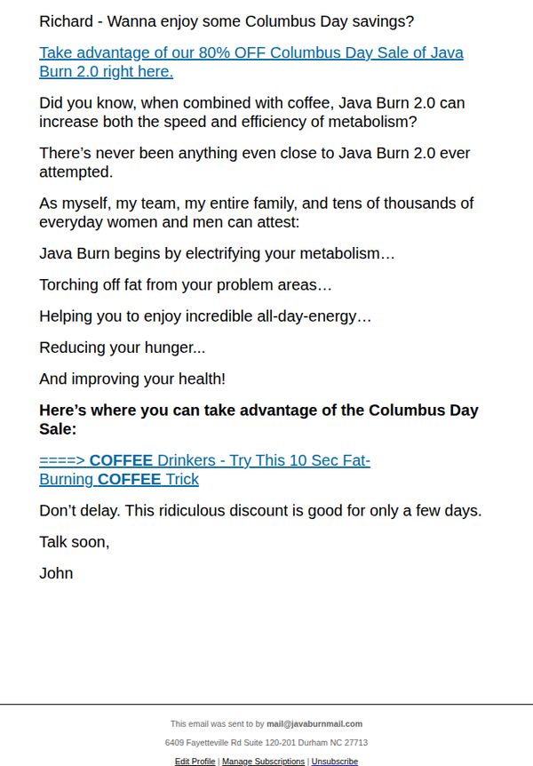 Java Burn 