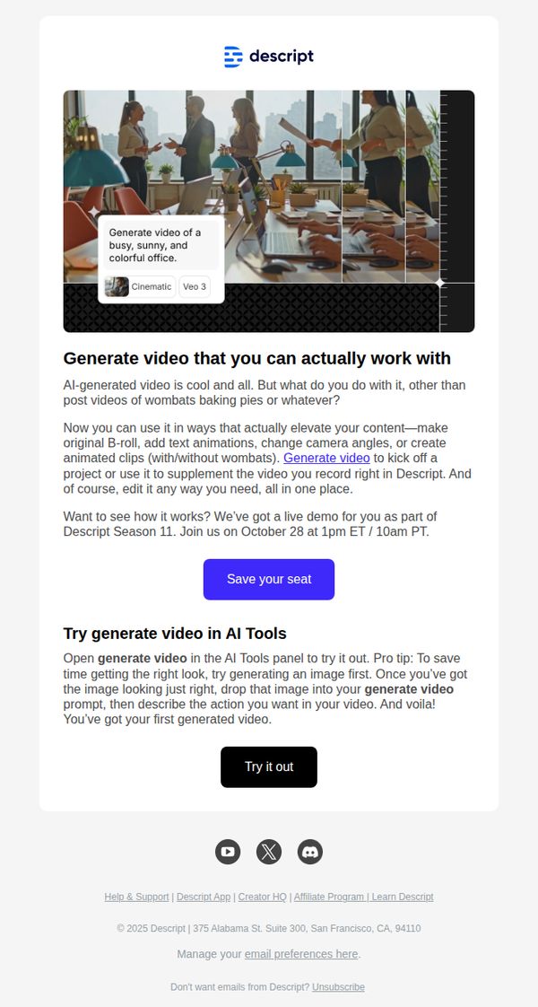 7. New: Generate video you can actually use