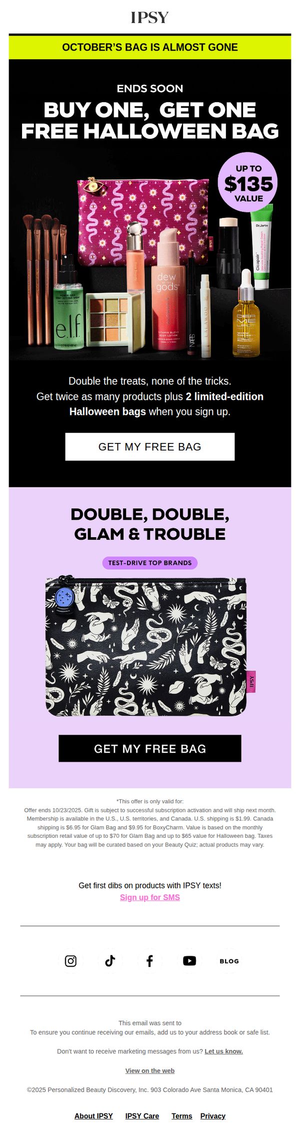 7. Yay! Buy one, get one FREE is back