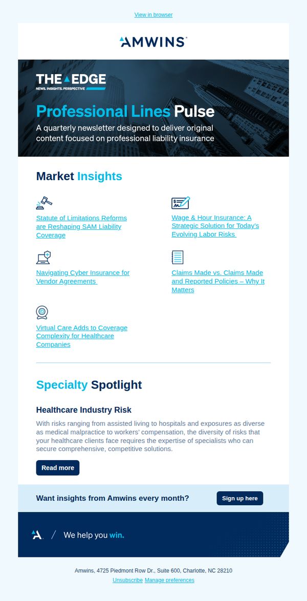 6. Professional Lines Pulse Q3: Key Coverage Trends to Watch