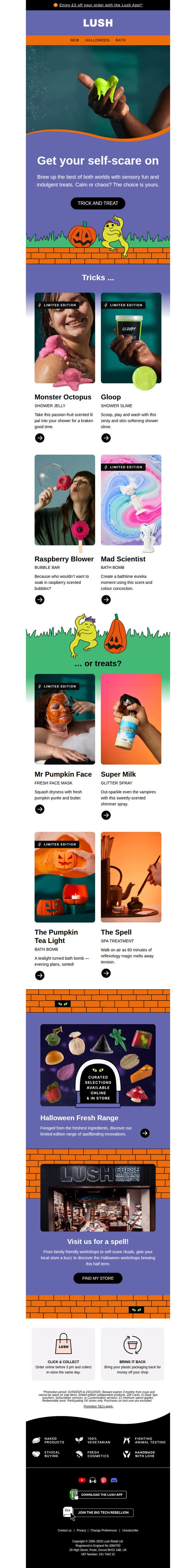 9. Lush - EN: Tricks AND treats