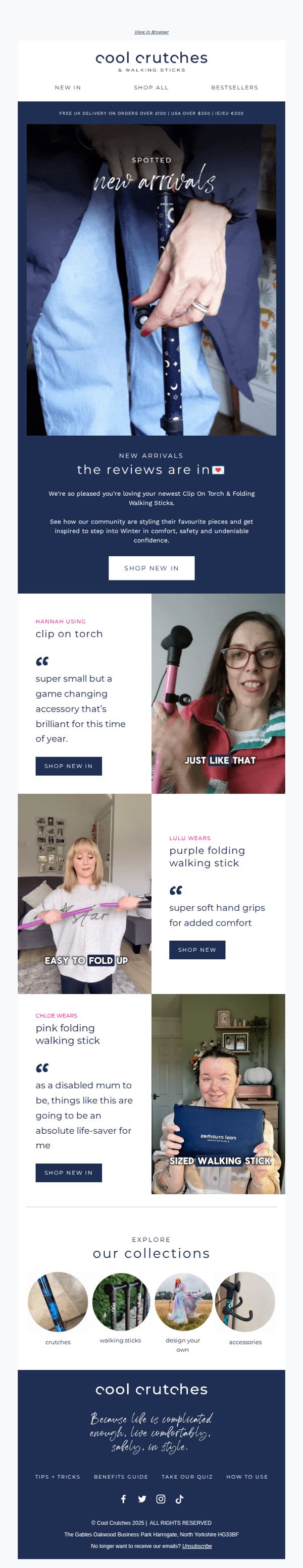 8. Cool Crutches: SPOTTED 👀 Our Newest Arrivals Moving With Confidence