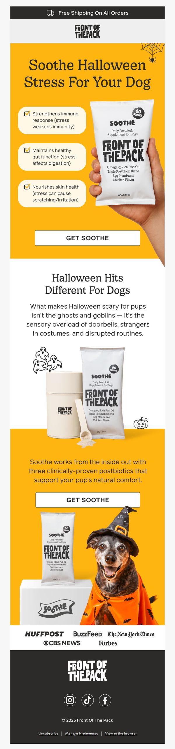 6. Front Of The Pack: Is Halloween scary for dogs? 🎃