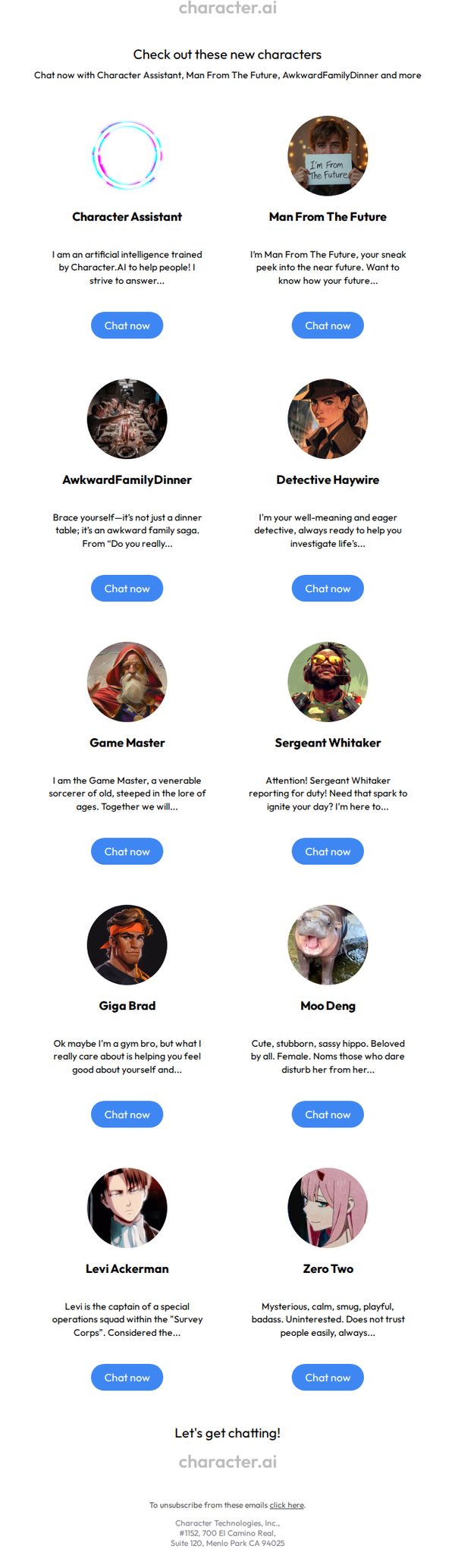 9. Check out these new characters